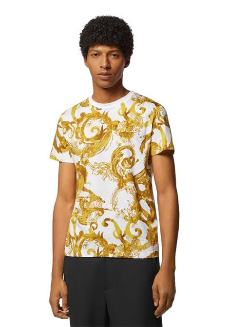 Versace Jeans CoutureT-shirt con stampa Barocco VERSACE JEANS COUTURE | T-shirt | 76GAH6S0 JS287G03
